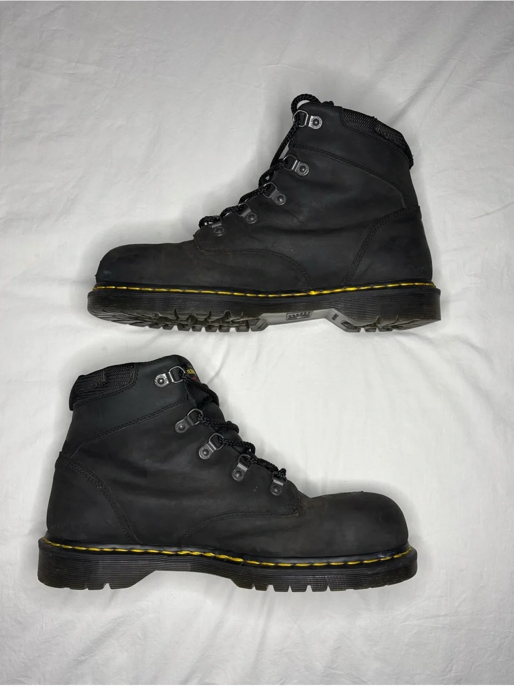 Dr. Martens Holkham Steel Toe Hiker Safety Shoe Black Size 13 US Men's